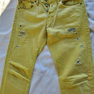 Ralph Lauren Denim & Supply Yellow Jeans